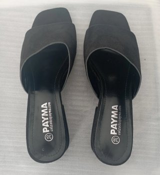 Sandalias mule negras Payma talla 38