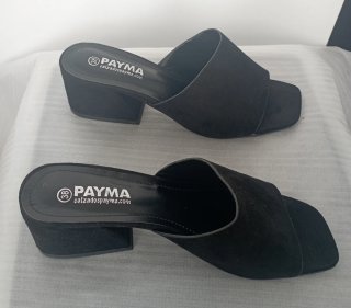 Sandalias mule negras Payma talla 38