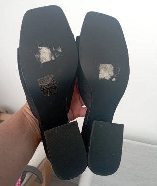 Sandalias mule negras Payma talla 38
