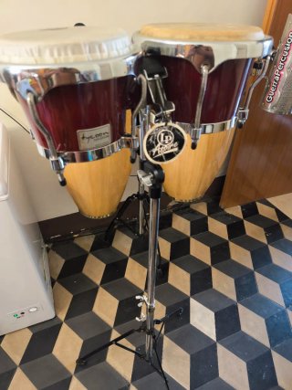 Soporte para bongos con cierre de correa LP Aspire