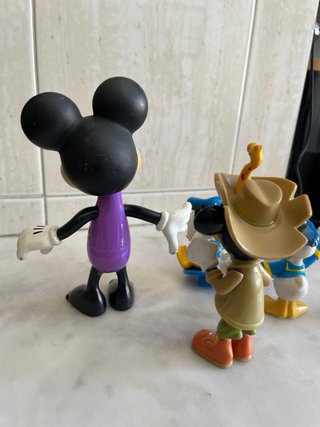 Disney Mickey Mouse Donald Duck Vintage Figures Lo