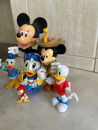 Disney Mickey Mouse Donald Duck Vintage Figures Lo