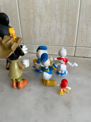 Disney Mickey Mouse Donald Duck Vintage Figures Lo
