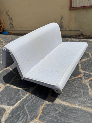 Sofá Cama 200x154cm con Colchón y Sabana cubresofa
