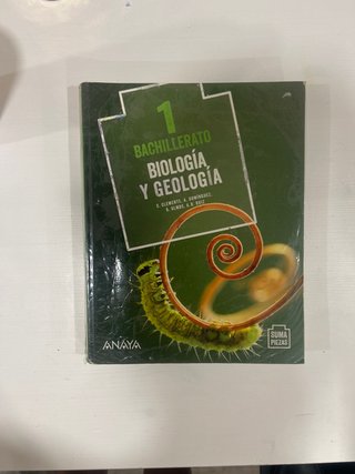 Biología y geología 1 Bachillerato