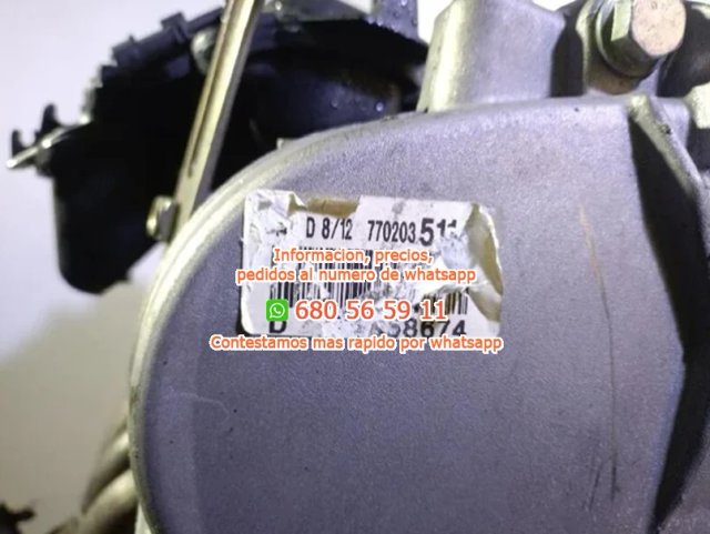 Renault k4md812 motor completo scenic  Ref:6565113
