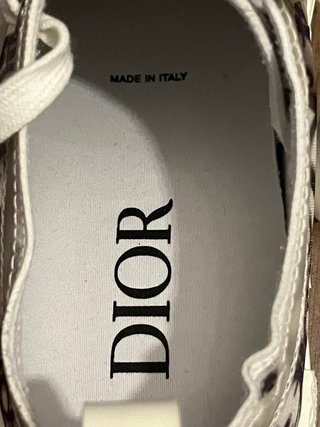 Zapatillas Dior Hombre Gris y Blanco
