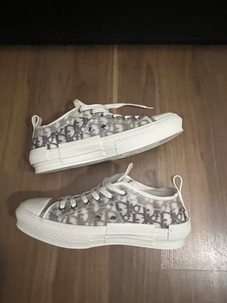 Zapatillas Dior Hombre Gris y Blanco