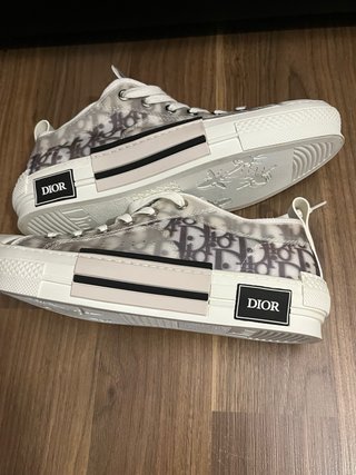 Zapatillas Dior Hombre Gris y Blanco