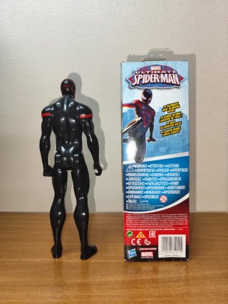 Figura Spider-Man Negro Titan Hero Series 30cm