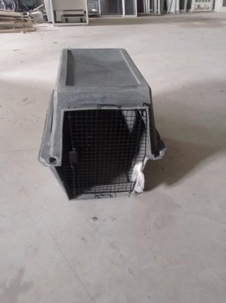 Perrera Transportín Gris