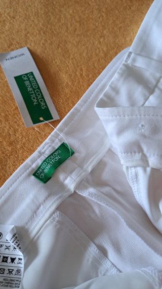 Pantalón Verano Mujer T 46 Blanco