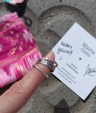 Anillos plata midi o para pie Marta Oms