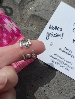 Anillos plata midi o para pie Marta Oms