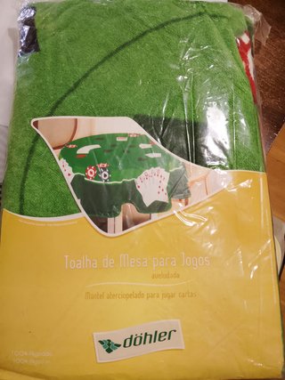 Set de Toalla y naipes Copag(2 mazos)+porta cartas