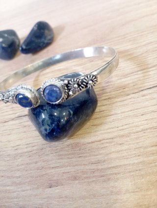 Pulsera Lapíslazuli - latón