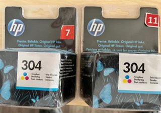 Cartuchos HP 304 Tricolor