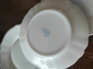 Juego 3 Platos Postre Porcelana