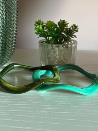 Pulseras Verdes y Turquesas