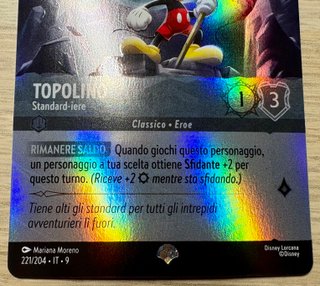 Topolino Standard-iere Lorcana Set 9 Leggende Ita