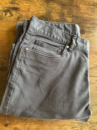 Pantalón H&M Slim Fit Gris Talla EUR 29