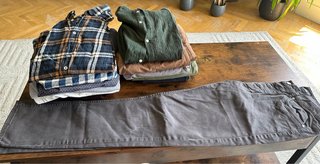Pantalón H&M Slim Fit Gris Talla EUR 29