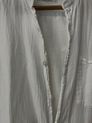 Camisa ibicenca Rosso Ibiza Blanca