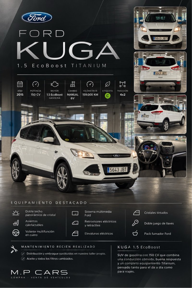 Ford Kuga 1.5 EcoB. Trend 4x2 2015