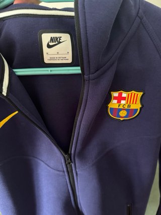 Sudadera Nike FC Barcelona Tech Fleece Mujer
