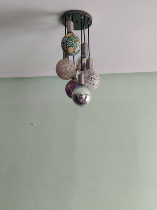 Lámpara de techo decorativa multicolor