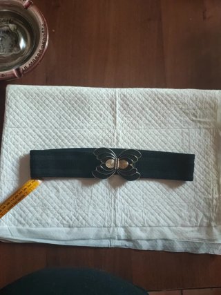Cintura elastica donna con fibbia farfalla