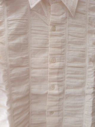 Camisa algodón manga corta hombre
