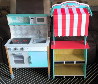 Cocina y Mercado Infantil de Madera