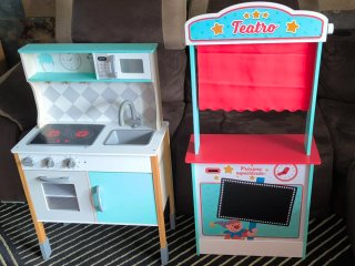 Cocina y Mercado Infantil de Madera