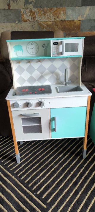 Cocina y Mercado Infantil de Madera