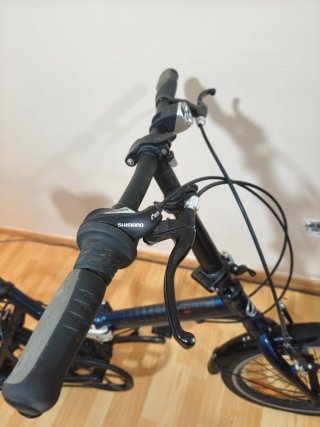 Bicicleta Plegable Azul