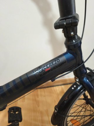 Bicicleta Plegable Azul