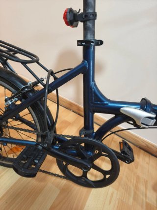 Bicicleta Plegable Azul