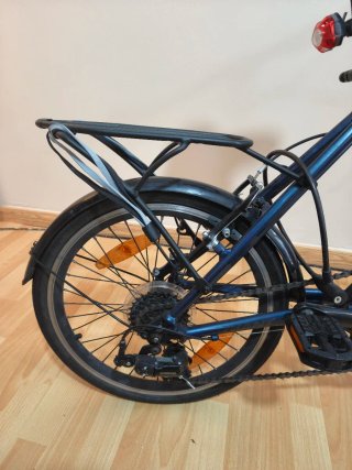 Bicicleta Plegable Azul