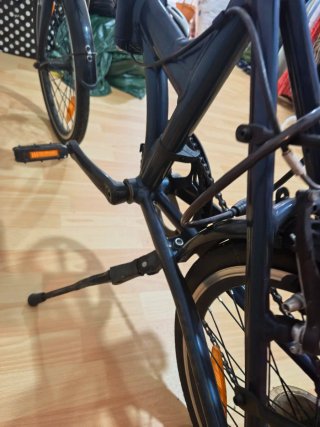 Bicicleta Plegable Azul