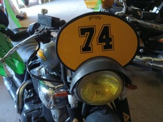 Yamaha customizada Negra/Gris
