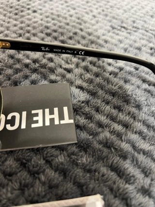 Gafas de Sol Ray-Ban Clubmaster Negras Doradas