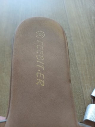 Sandalias TEDDYER plateadas talla 38