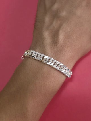 Pulsera Clásica en Plata 925 /12mm