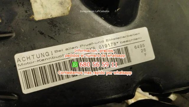 Volkswagen cabap22807977 bks motor tou Ref:7787602