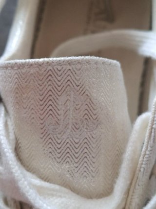 Zapatillas Ralph Lauren Blancas con dorado 38.