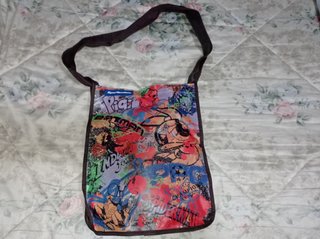 Bolso bandolera retro 90s multicolor
