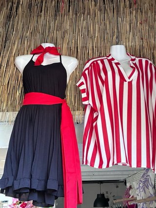 Conjuntos, vestidos, faldas, tops, camisas