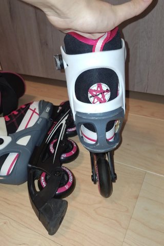 Patines en línea ajustables Runfit 35-38 y bolsa