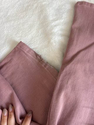 Pantalón Bershka rosa tiro bajo